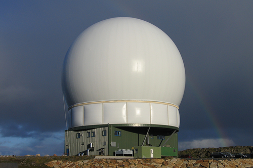 Inflatable radome
