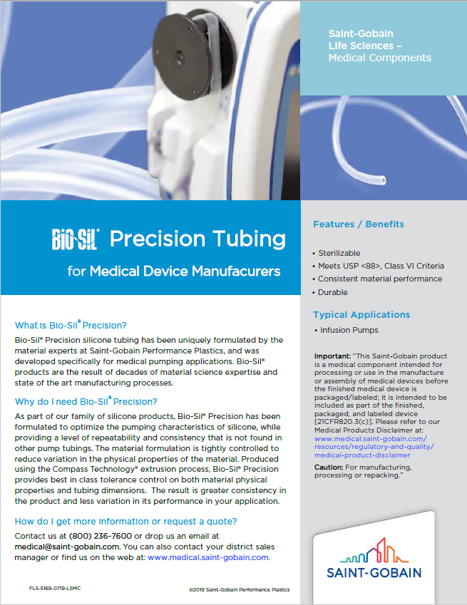 biosil precision tubing
